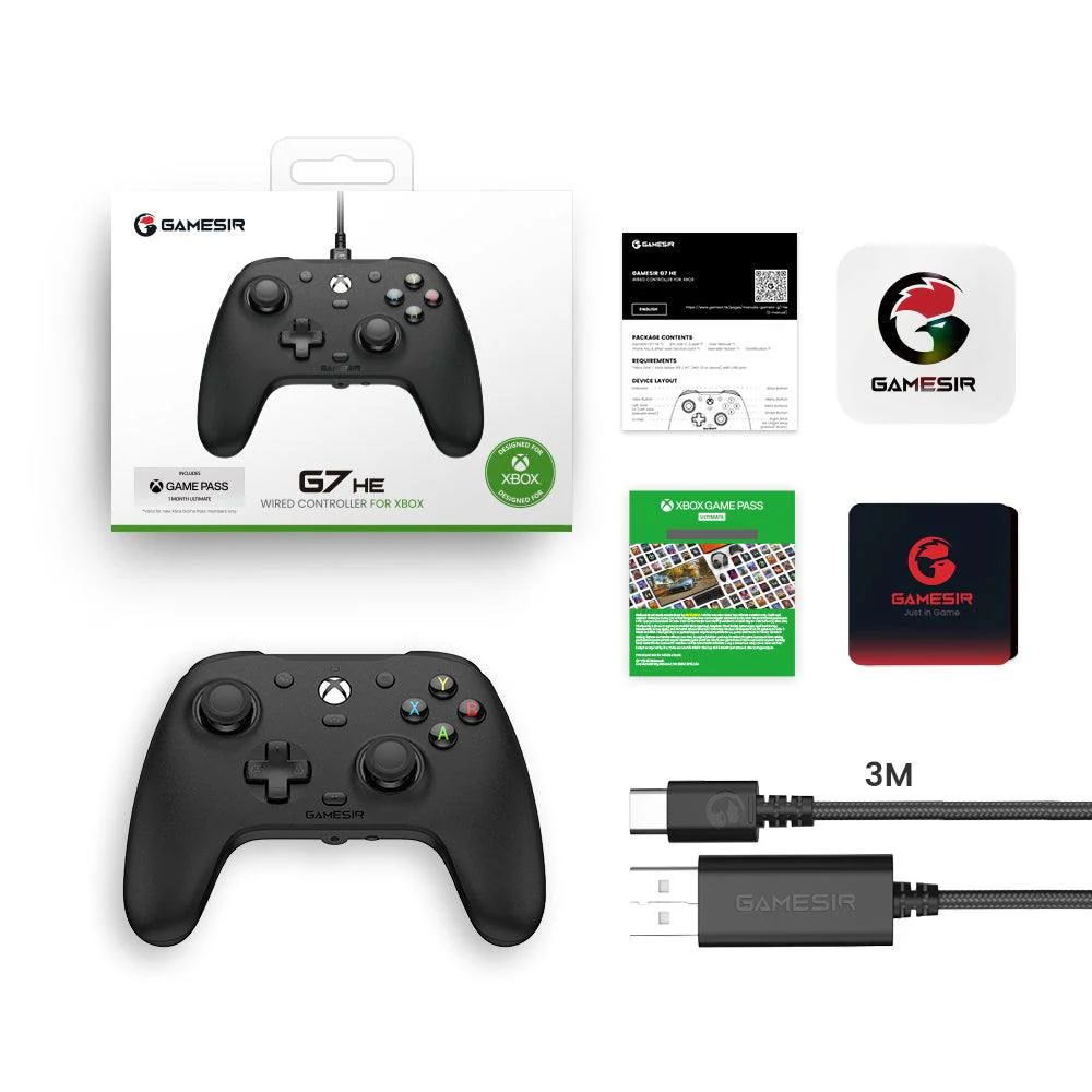 يد تحكم GameSir G7 HE السلكية لأجهزة Xbox - أسود - Image 6