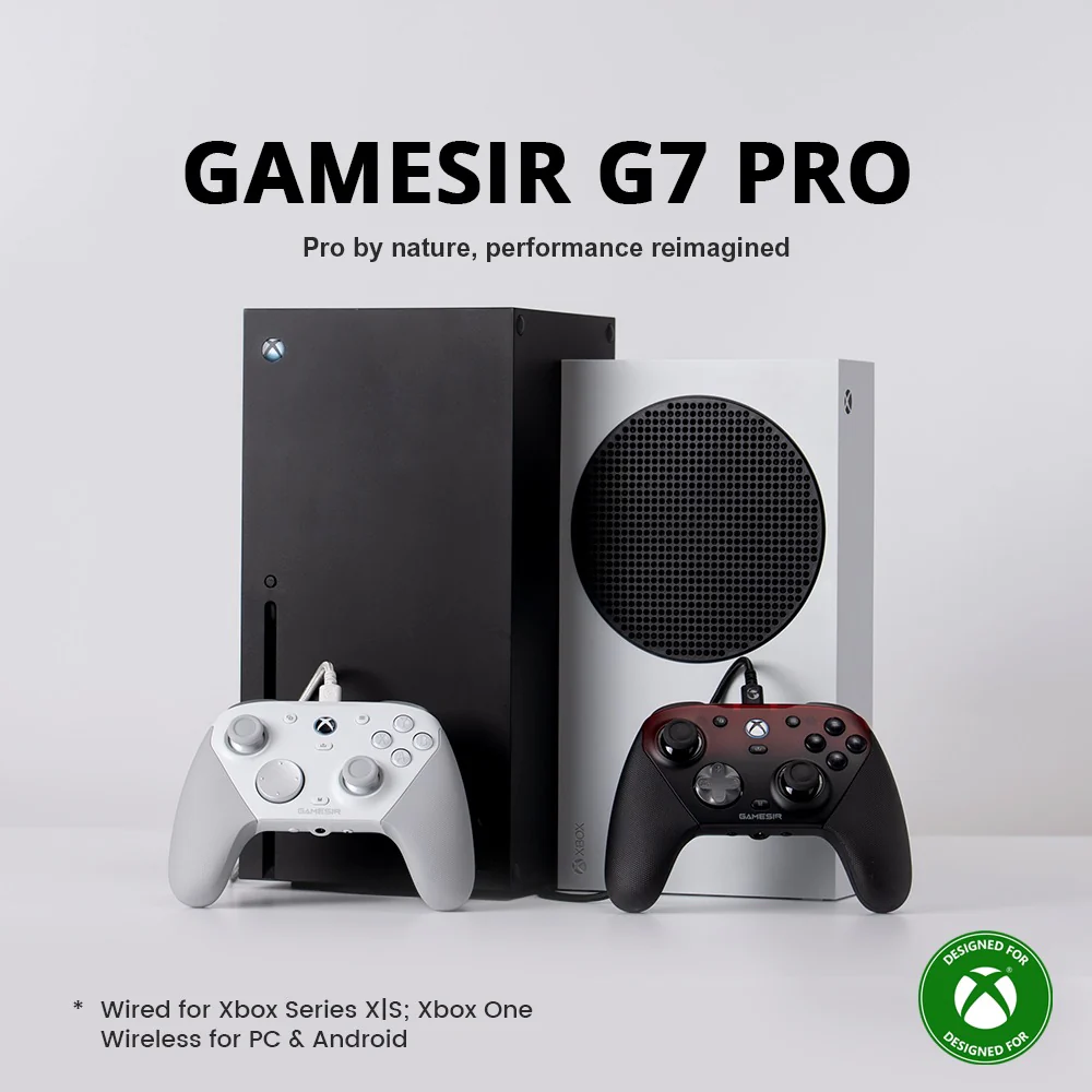 يد تحكم GameSir G7 Pro - أسود | كنترولر Xbox سلكي لاسلكي PC وأندرويد - Image 3