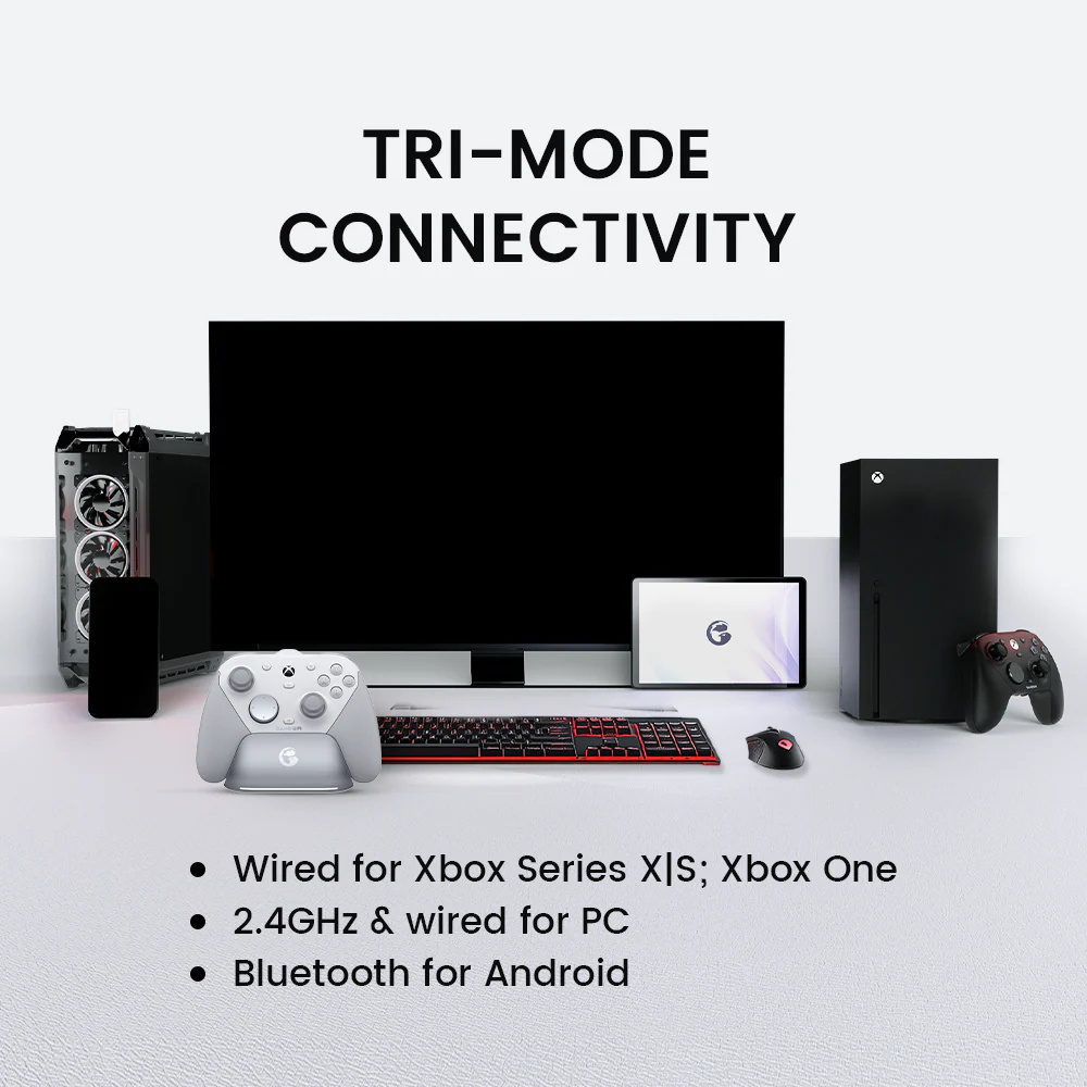 يد تحكم GameSir G7 Pro - أبيض | كنترولر Xbox سلكي لاسلكي PC وأندرويد - Image 7