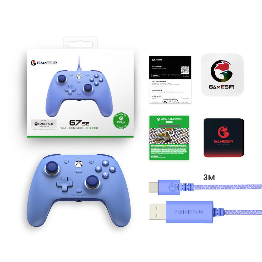 يد تحكم GameSir G7 SE السلكية لأجهزة Xbox - أزرق - Image 6