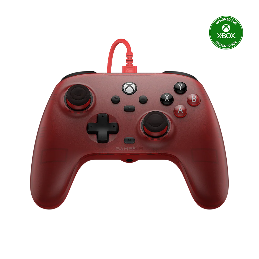 وحدة تحكم سلكية لجهاز Xbox من GameSir T7 - ​​أحمر