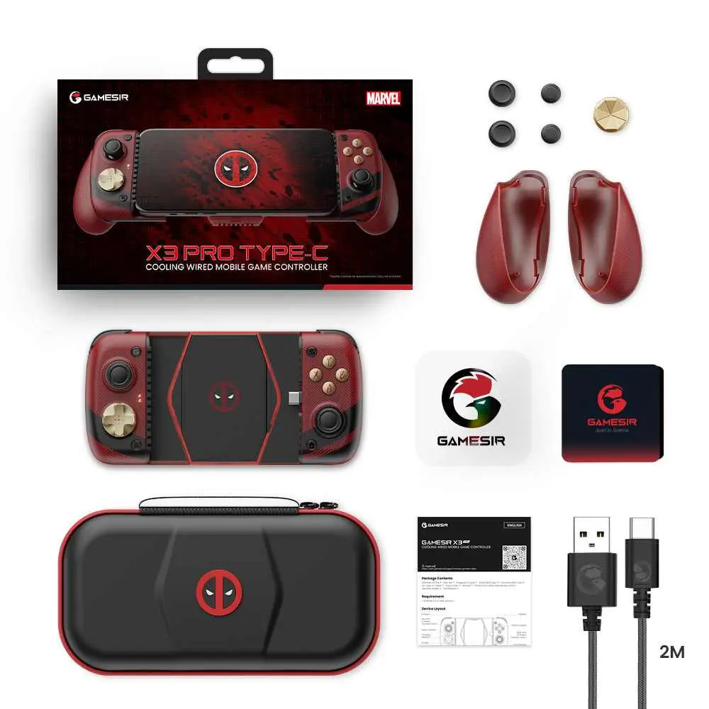 وحدة تحكم الألعاب المحمولة GameSir X3 Pro DeadPool Edition - Image 7